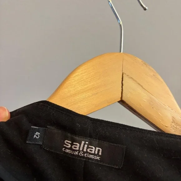 Wool Wide Flared Bootcut Pants - Picture 2 of 5